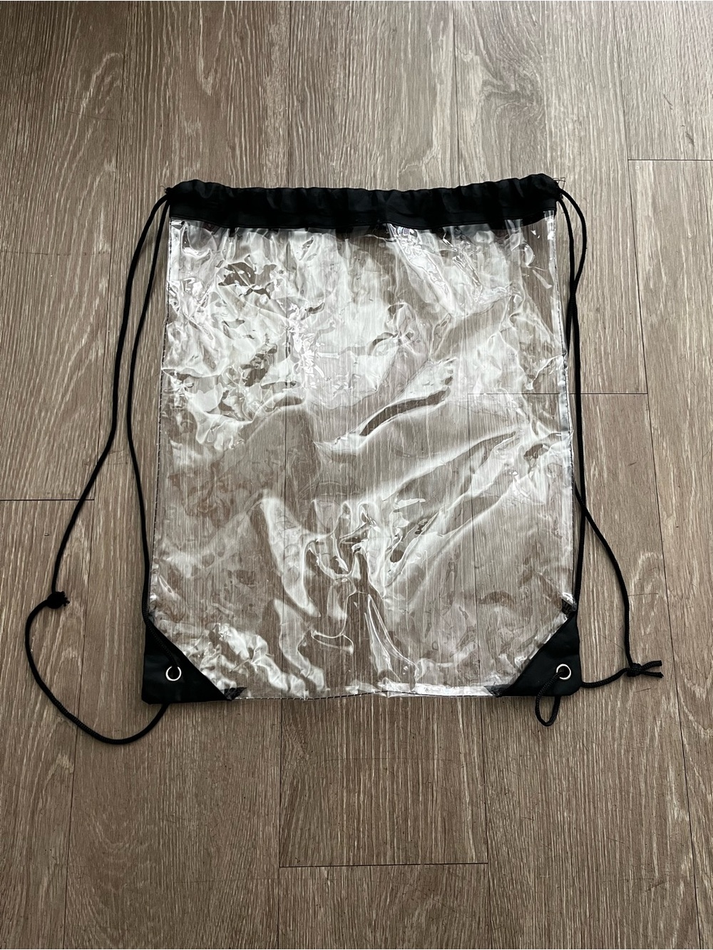 Clear Drawstring Bag